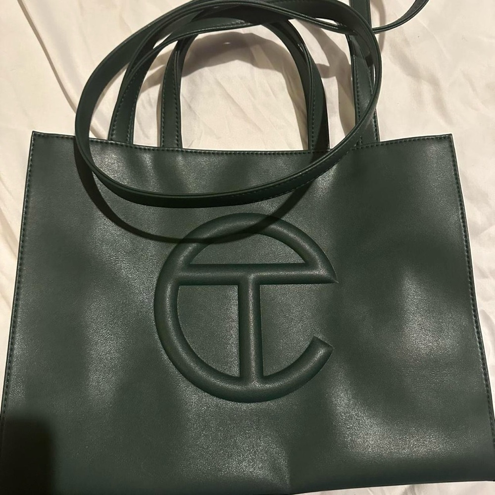 Telfar Dark Green Tote Bag